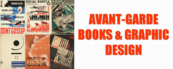 Our collection of books focuses on 1920s-30s book design and related ephemera covering the major art movements including Bauhaus, Constructivism and Art Deco: